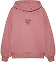 Calvin Klein Hættetrøje - Script Logo Graphic - Brandied Apricot Calvin Klein Hættetrøje - Script Logo Graphic - Brandied Apricot