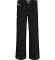 Calvin Klein Bukser - Cotton Sateen - Ck Black Calvin Klein Bukser - Cotton Sateen - Ck Black