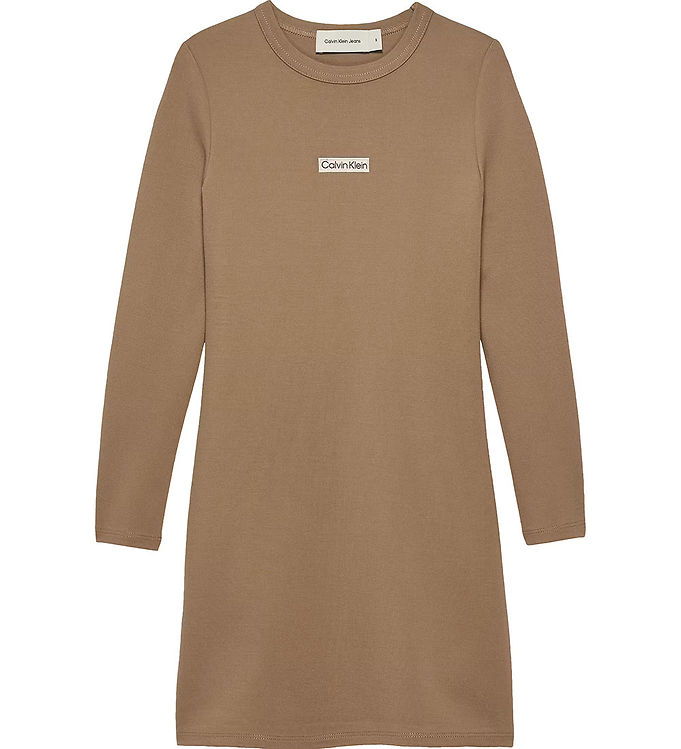 Calvin Klein Kjole - Punto - Woodsmoke Brown