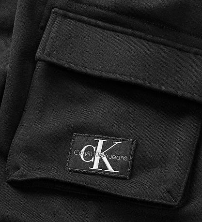Calvin Klein Sweatpants - Badge Relazed - Ck Black