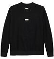 Calvin Klein Bluse - Strik - Logo Label - Ck Black Calvin Klein Bluse - Strik - Logo Label - Ck Black