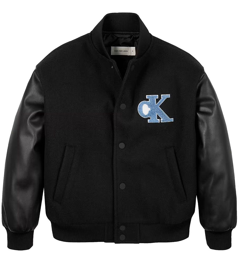 Calvin Klein Jacke - Varsity - Ck Black - Calvin Klein - 10 Jahre (140) - Übergangsjacken