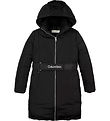 Calvin Klein Dynefrakke m. Bælte - Ck Black Calvin Klein Dynefrakke m. Bælte - Ck Black