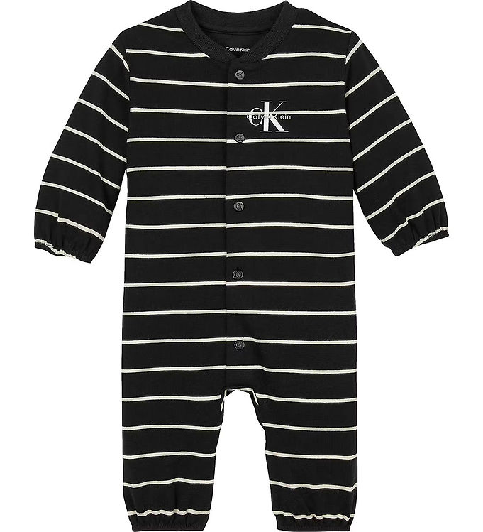 Calvin Klein Heldragt - Sweat - Monogram - Ck Black/Whitecap Gra