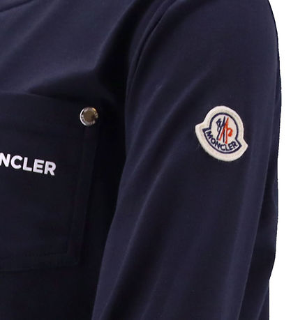 Moncler Bluse - Navy m. Lomme