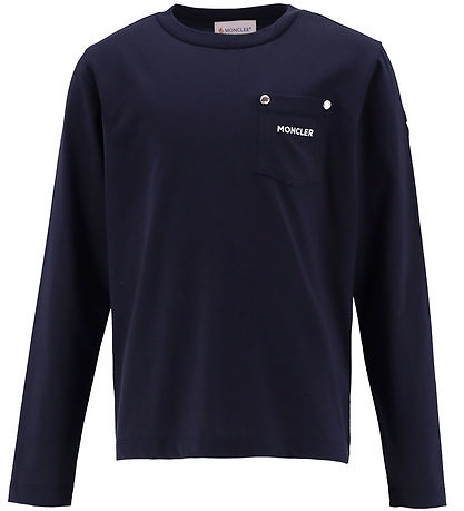 Moncler Bluse - Navy m. Lomme