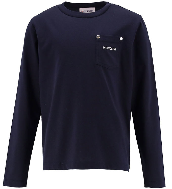 Moncler Bluse - Navy m. Lomme