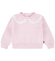 Levis Sweatshirt - Peter Pan Collar - Crystal Rose Levis Sweatshirt - Peter Pan Collar - Crystal Rose