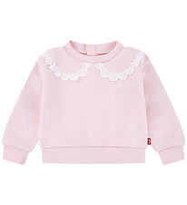 Levis Sweatshirt - Peter Pan Collar - Crystal Rose Levis Sweatshirt - Peter Pan Collar - Crystal Rose