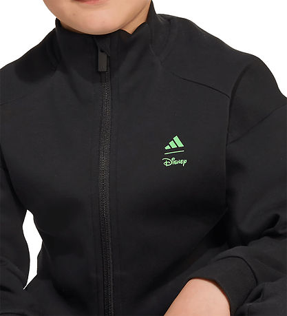 adidas Performance Cardigan - Disney - Sort/Lime m. Mickey Mouse adidas Performance Cardigan - Disney - Sort/Lime m. Mickey Mouse