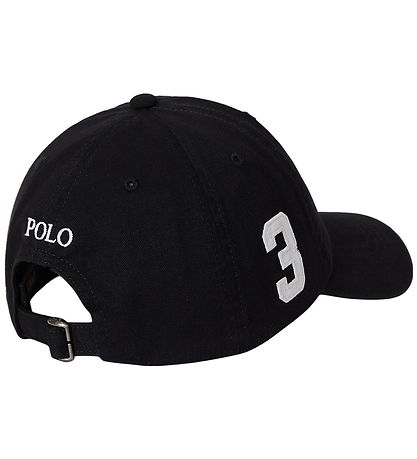 Polo Ralph Lauren Kasket - Sort m. Hvid