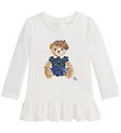 Polo Ralph Lauren Bluse - Hvid m. Bamse Polo Ralph Lauren Bluse - Hvid m. Bamse