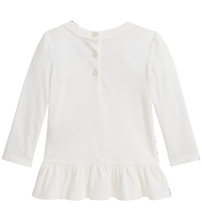 Polo Ralph Lauren Bluse - Hvid m. Bamse