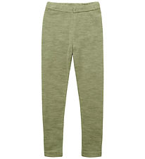 Engel Leggings - Uld - Sage Green Melange Engel Leggings - Uld - Sage Green Melange