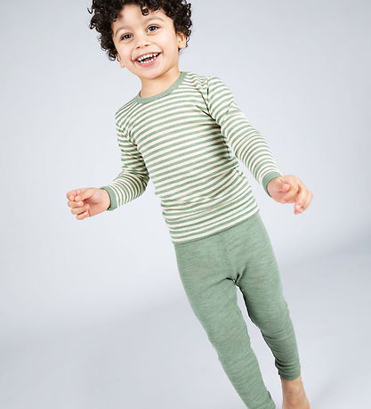Engel Leggings - Uld - Sage Green Melange