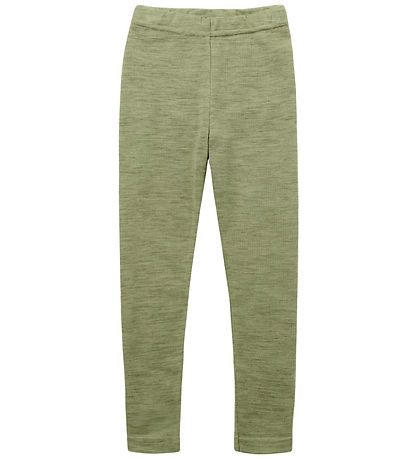 Engel Leggings - Uld - Sage Green Melange