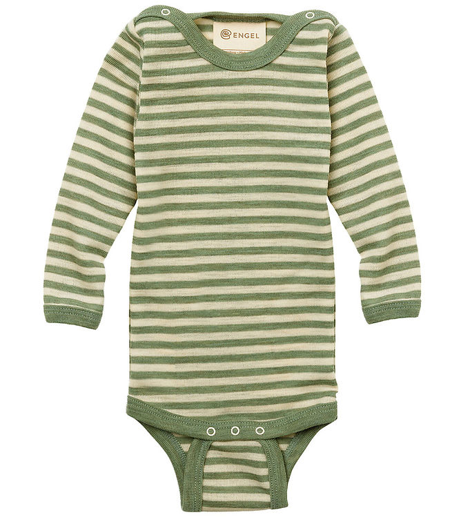 Engel Body l/æ - Uld - Sage Green Melange/Natural