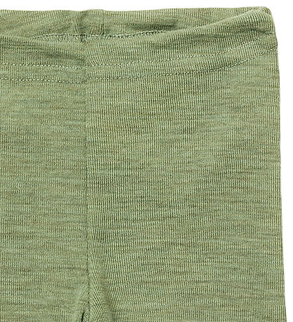 Engel Leggings - Uld - Sage Green Melange