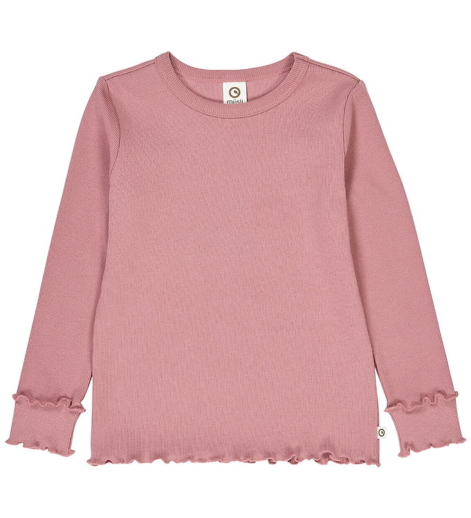 Müsli Bluse - Rib - Cozy Me - Nostalgia Rose