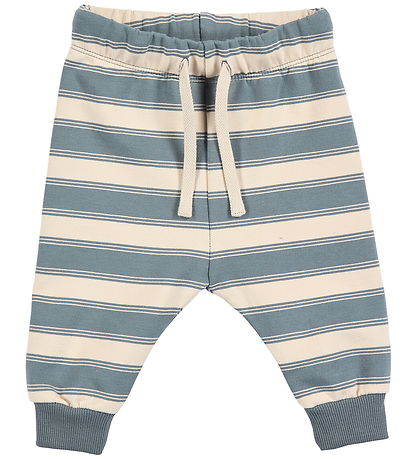 Müsli Sweatpants - Stripe Baby - Oak/Stormy Blue Müsli Sweatpants - Stripe Baby - Oak/Stormy Blue