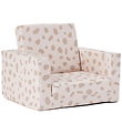 Kids Concept Lænestol/Legemadras - Foldbar - 42x44x38 - Hvid/Bei Kids Concept Lænestol/Legemadras - Foldbar - 42x44x38 - Hvid/Bei