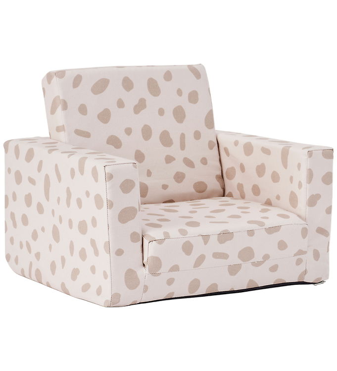 Kids Concept Lænestol/Legemadras - Foldbar - 42x44x38 - Hvid/Bei