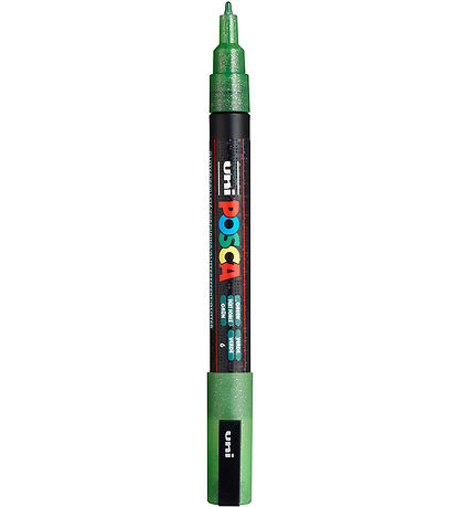 Posca Tuscher - PC-3M - 4 stk. - Blå/Grøn/Lilla m. Glimmer