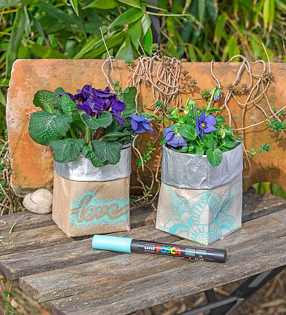 Posca Tuscher - PC-5M - 4 stk. - Afdæmpede farver Posca Tuscher - PC-5M - 4 stk. - Afdæmpede farver