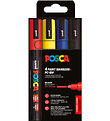Posca Tuscher - PC-5M - 4 stk. - Rød/Gul/Blå/Sort Posca Tuscher - PC-5M - 4 stk. - Rød/Gul/Blå/Sort