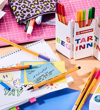 Stabilo Tuscher - Pen 88 - 18 stk. - Multifarvet Stabilo Tuscher - Pen 88 - 18 stk. - Multifarvet