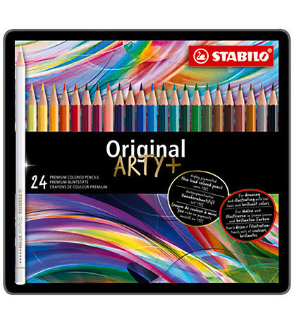 Stabilo Farveblyanter - Original Arty+ - 24 stk. - Multifarvet Stabilo Farveblyanter - Original Arty+ - 24 stk. - Multifarvet