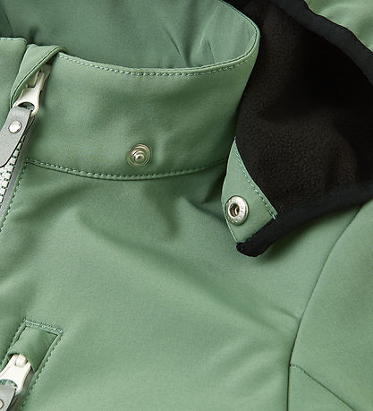 Reima Softshelldragt m. Fleece - Nurmes - Green Clay Reima Softshelldragt m. Fleece - Nurmes - Green Clay