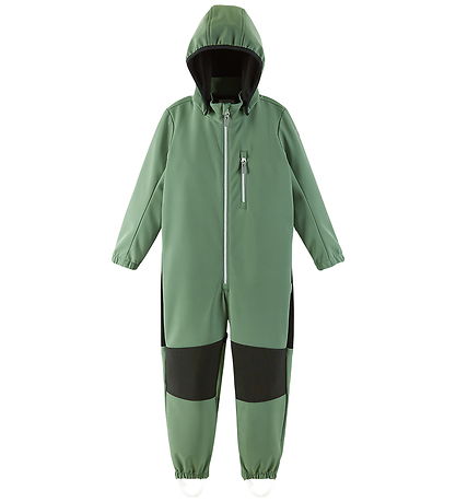 Reima Softshelldragt m. Fleece - Nurmes - Green Clay Reima Softshelldragt m. Fleece - Nurmes - Green Clay