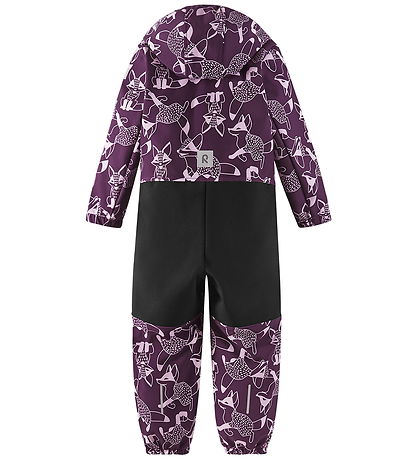 Reima Softshelldragt m. Fleece - Nurmes - Lilla m. Ræve Reima Softshelldragt m. Fleece - Nurmes - Lilla m. Ræve