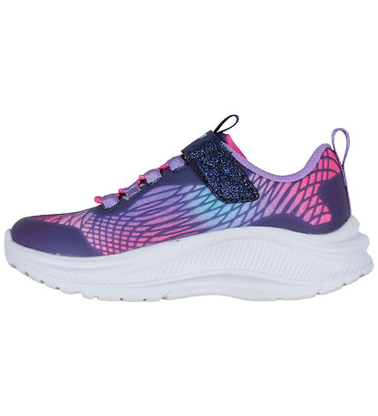Skechers Sko m. Lys - Rainbow Cruisers - Navy/Multi