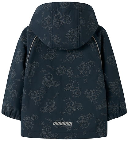 Name It Softshelljakke m. Fleece - NmmAlfa08 - Dark Sapphire m.  Name It Softshelljakke m. Fleece - NmmAlfa08 - Dark Sapphire m.