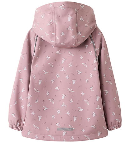 Name It Softshelljakke m. Fleece - NmfAlfa08 - Woodrose/Bird Name It Softshelljakke m. Fleece - NmfAlfa08 - Woodrose/Bird