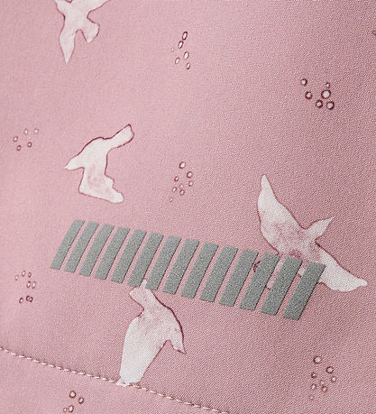 Name It Softshelljakke m. Fleece - NmfAlfa08 - Woodrose/Bird