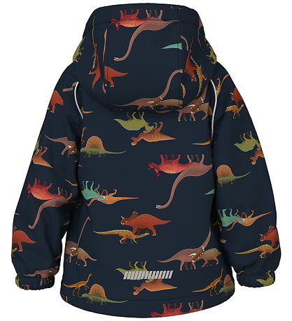 Name It Softshelljakke m. Fleece - NmmAlfa08 - Dark Sapphire/Din