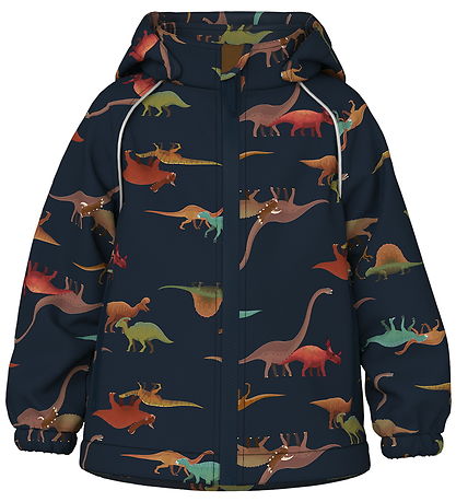 Name It Softshelljakke m. Fleece - NmmAlfa08 - Dark Sapphire/Din Name It Softshelljakke m. Fleece - NmmAlfa08 - Dark Sapphire/Din