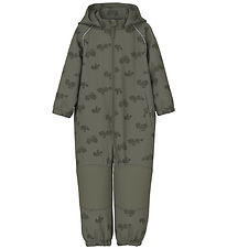 Name It Softshelldragt m. Fleece - Noos - NmmAlfa08 - Dusty Oliv Name It Softshelldragt m. Fleece - Noos - NmmAlfa08 - Dusty Oliv