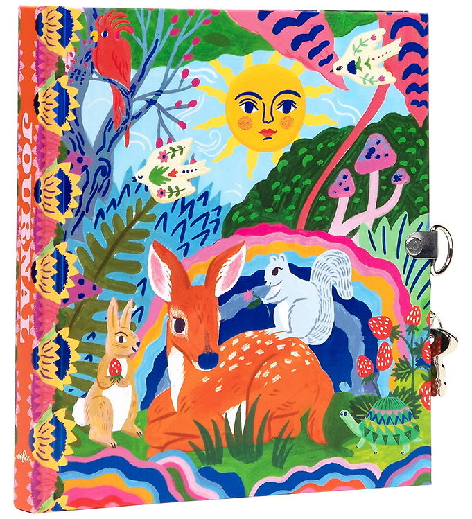 Eeboo Dagbog m. Lås - Bambi