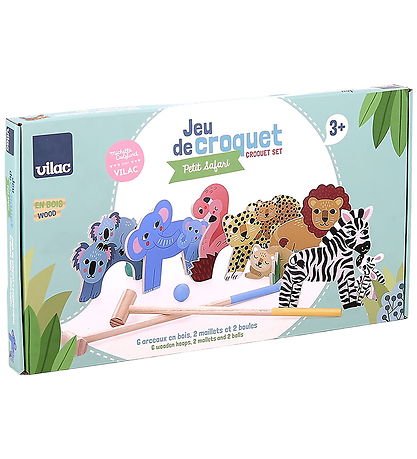 Vilac Kroket for 2 - Minisafari - Træ Vilac Kroket for 2 - Minisafari - Træ
