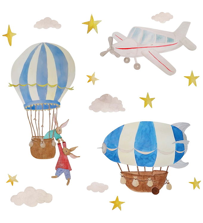 Thats Mine Wallstickers - Flying adventures - Multi