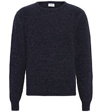 Grunt Bluse - Strik - GrTone - Navy Melange Grunt Bluse - Strik - GrTone - Navy Melange