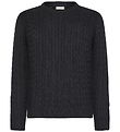 Grunt Bluse - Strik - GrTue - Black Melange Grunt Bluse - Strik - GrTue - Black Melange