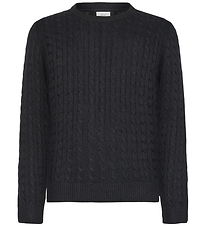 Grunt Bluse - Strik - GrTue - Black Melange Grunt Bluse - Strik - GrTue - Black Melange
