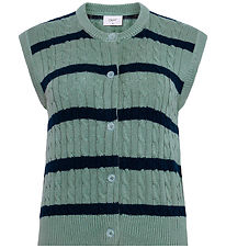 Grunt Vest - Strik - GrLine - Dust Green/Navy Grunt Vest - Strik - GrLine - Dust Green/Navy