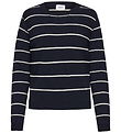 Grunt Bluse - Strik - GrFerro - Navy Stripe Grunt Bluse - Strik - GrFerro - Navy Stripe