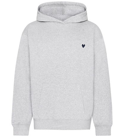 Grunt Hættetrøje - GrAva - Snow Melange